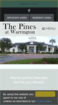 Mobile Screenshot of pinesatwarrington.com